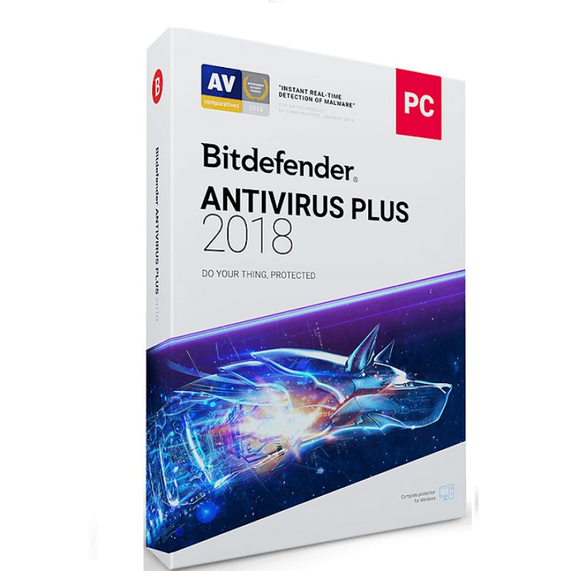 Bitdefender Antivirus Plus 2018 1 άδεια1 έτος