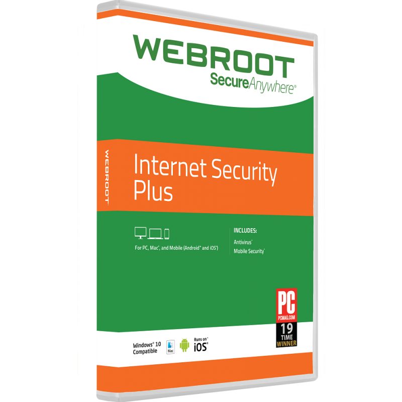 Webroot Internet Security Plus 3 άδειες1 έτος