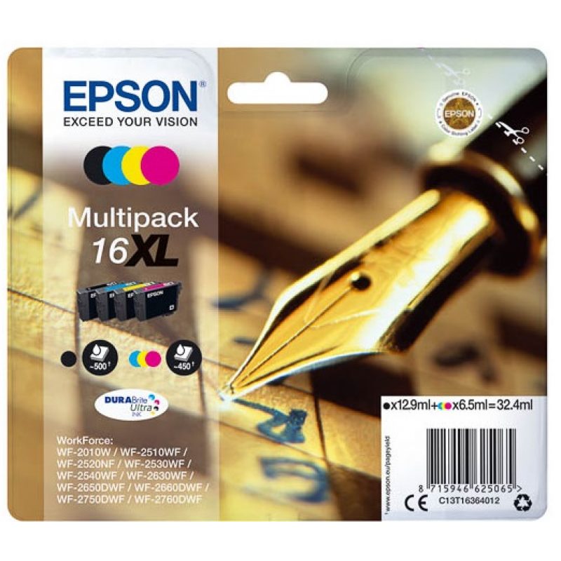 Μελάνι Epson 16XL Multipack (C13T16364012)