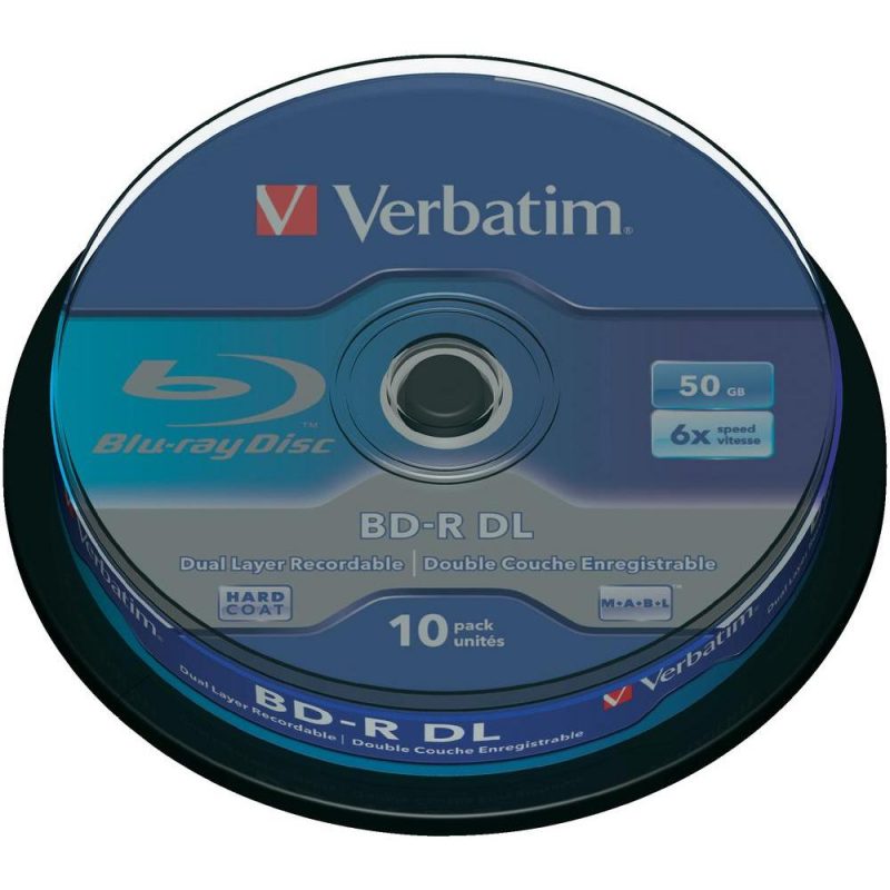 Verbatim Blu-ray Disc BD-R 50GB 6x 10 Τεμ.σε Κωρίνα